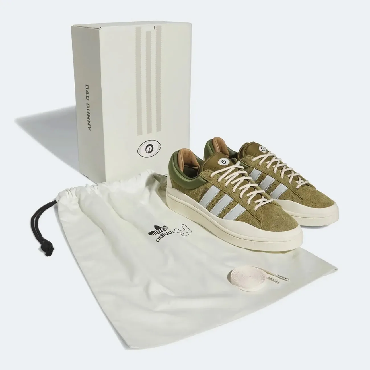 Bad Bunny x adidas Campus "Wild Moss"