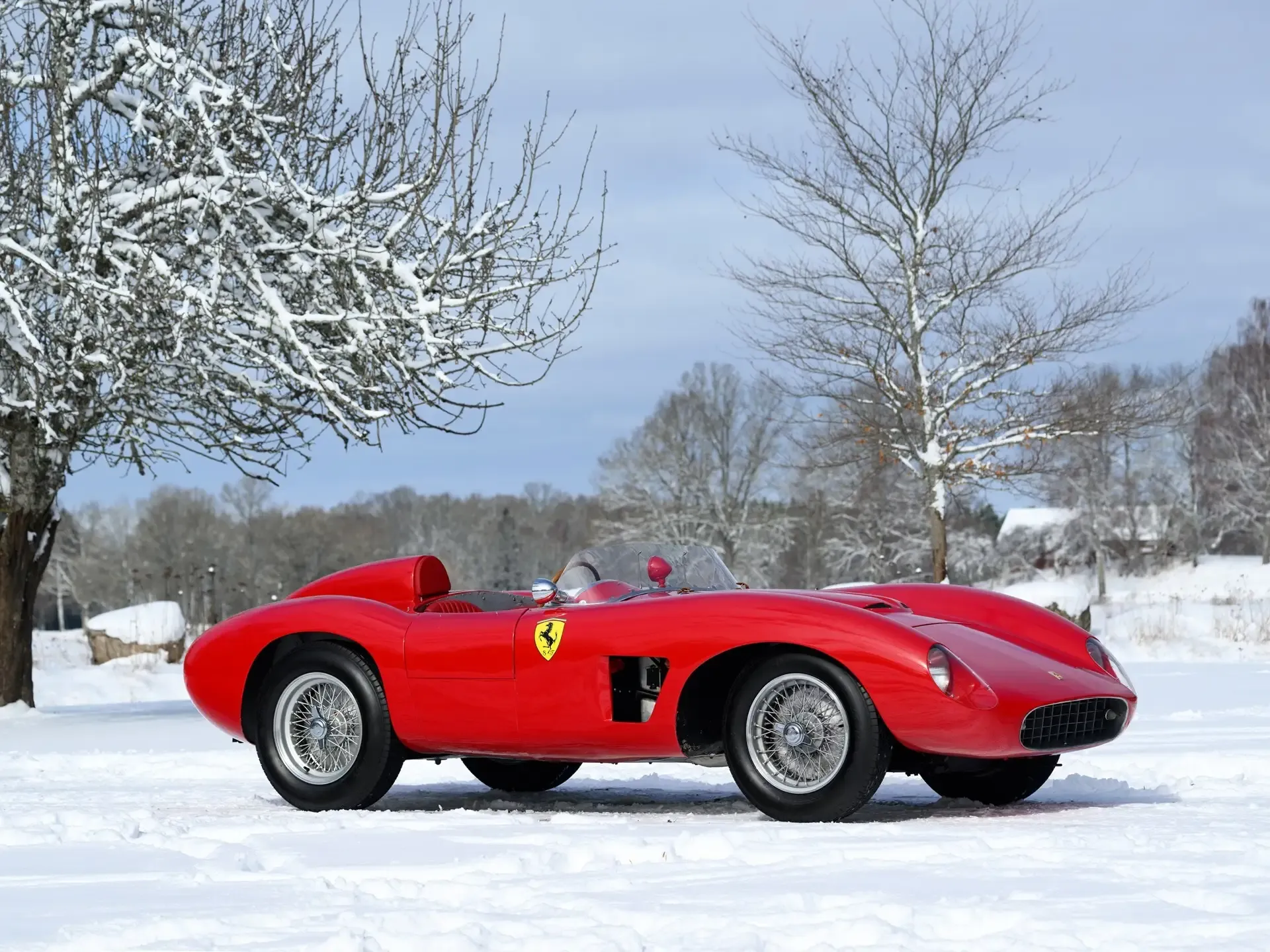 12 Rare Ferrari - Sotheby's Auction - 1956 Ferrari 500 TR Spider by Scaglietti
