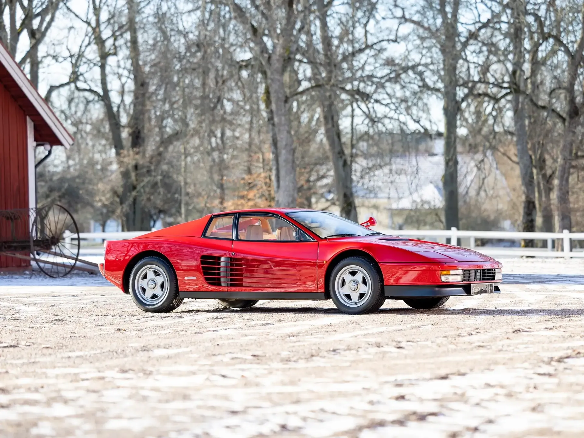 12 Rare Ferrari - Sotheby's Auction - 1986 Ferrari Testarossa