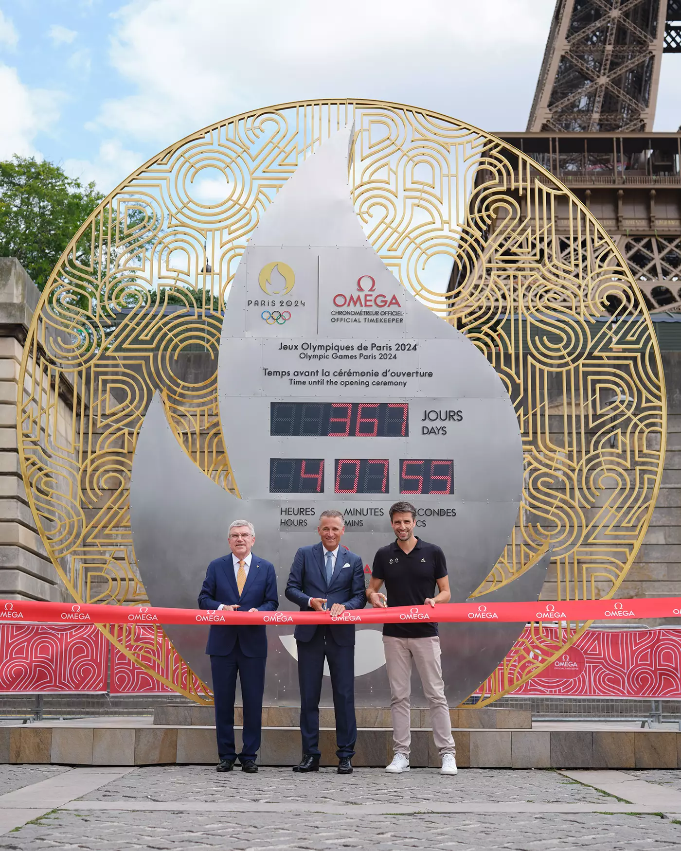 Les Jeux Olympiques De Paris 2024 Font Tictac Sur L'horloge D'OMEGA