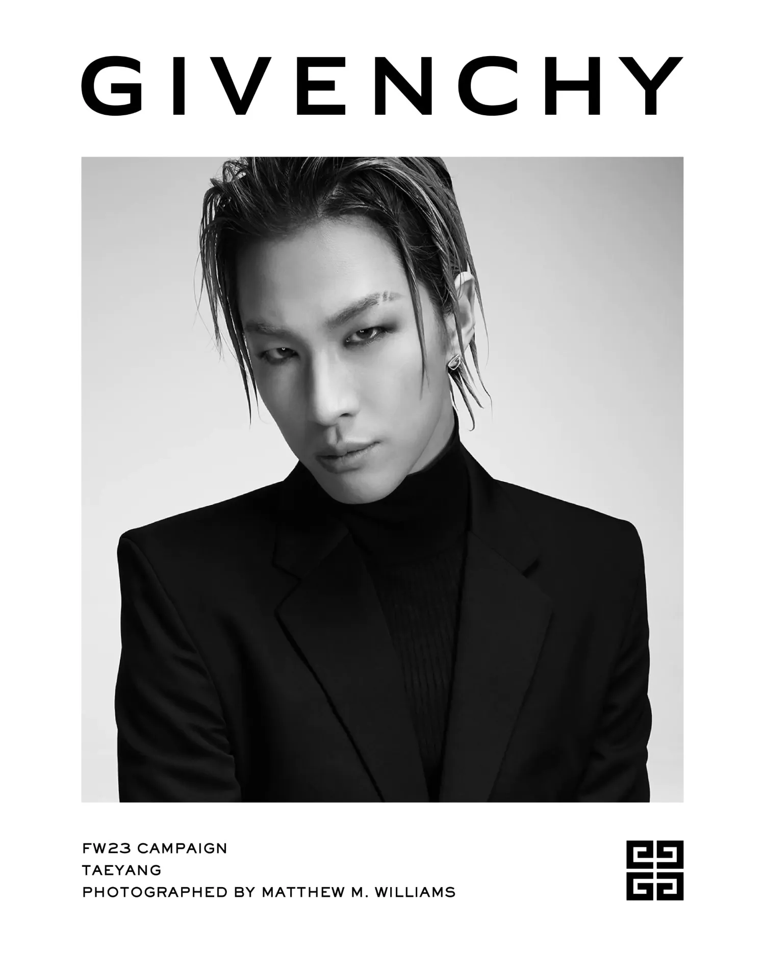 Taeyang - GIVENCHY Automne-Hiver 2023 campagne