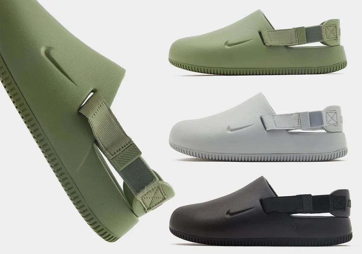 La Nike Calm Mule sera déclinée en trois coloris
