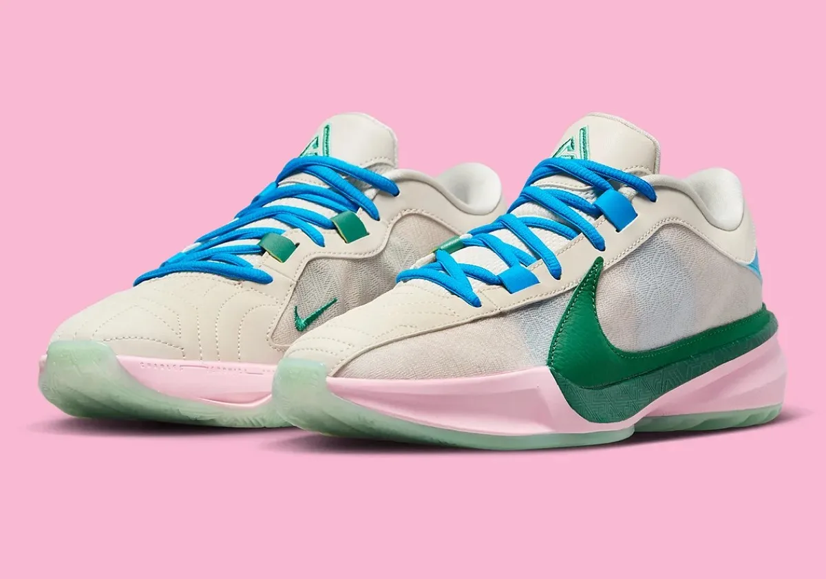 Nike Zoom Freak 5 "Five The Hard Way", le lien fraternel des frères Antetokounmpo en couleurs