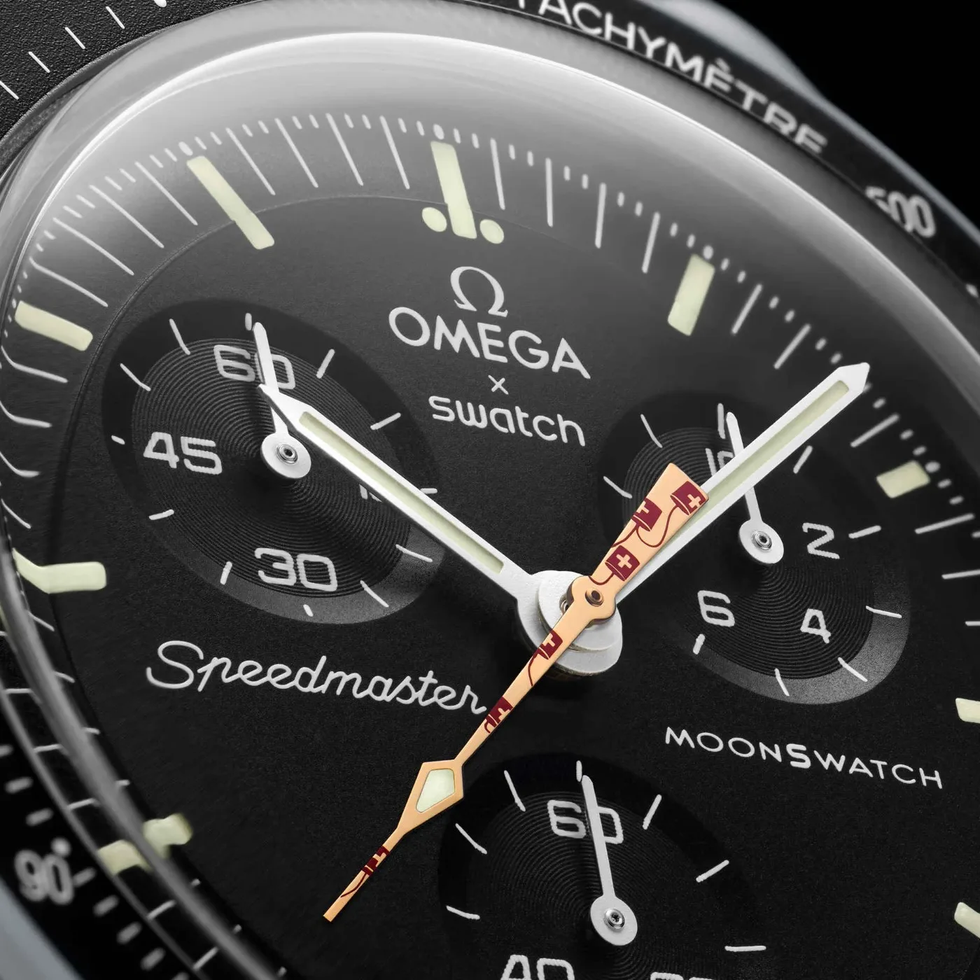 OMEGA x Swatch Mission to Moonshine Gold Lanternes Suisse