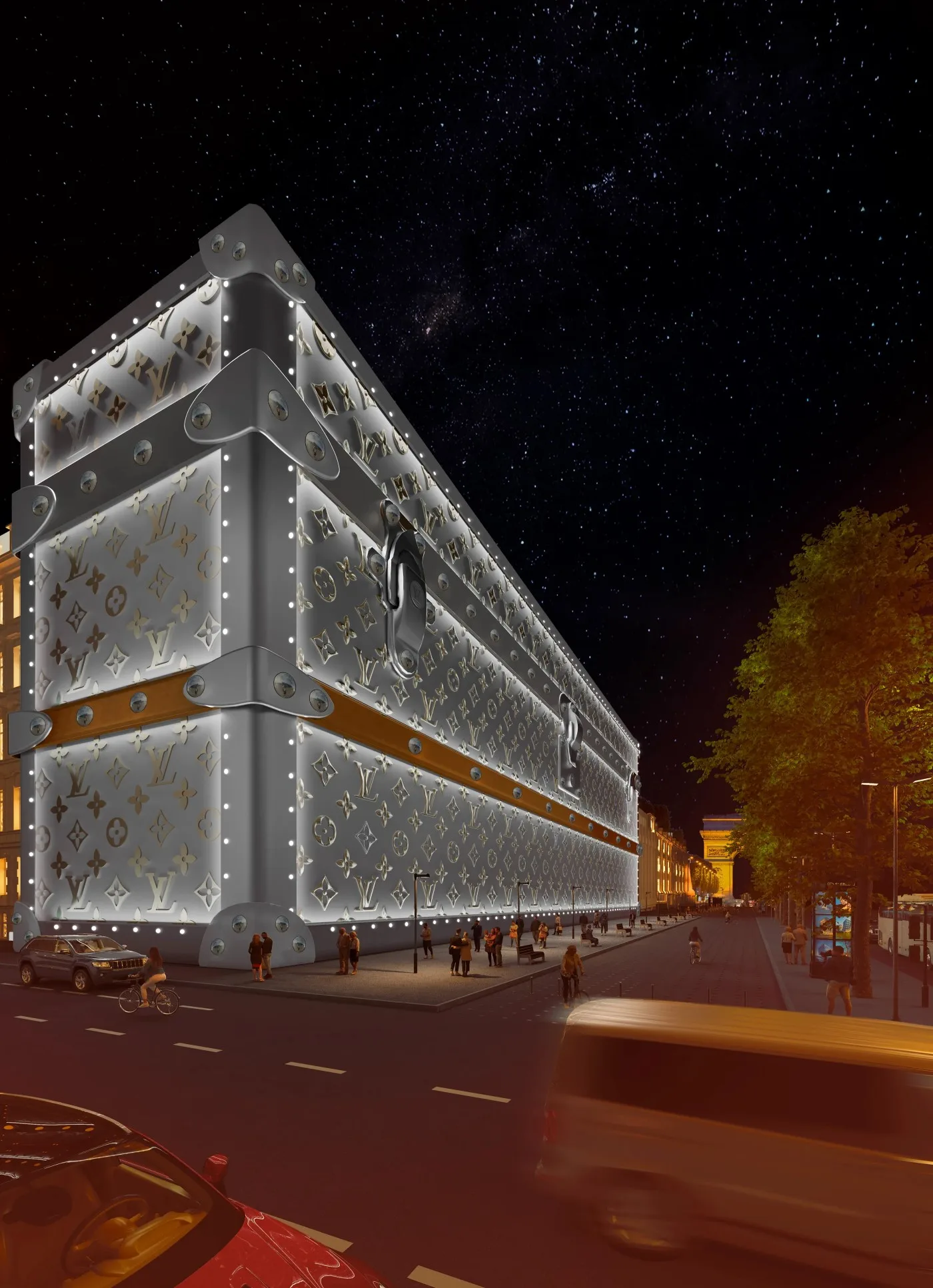 Les Champs-Élysées à Paris accueillent la prochaine grande ambition de Louis Vuitton