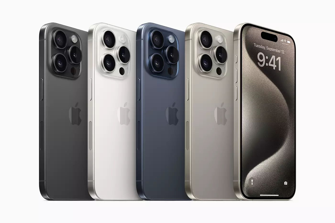Apple dévoile les iPhone 15 Pro et Pro Max revêtus de titane et dotés d'un bouton d'action innovant