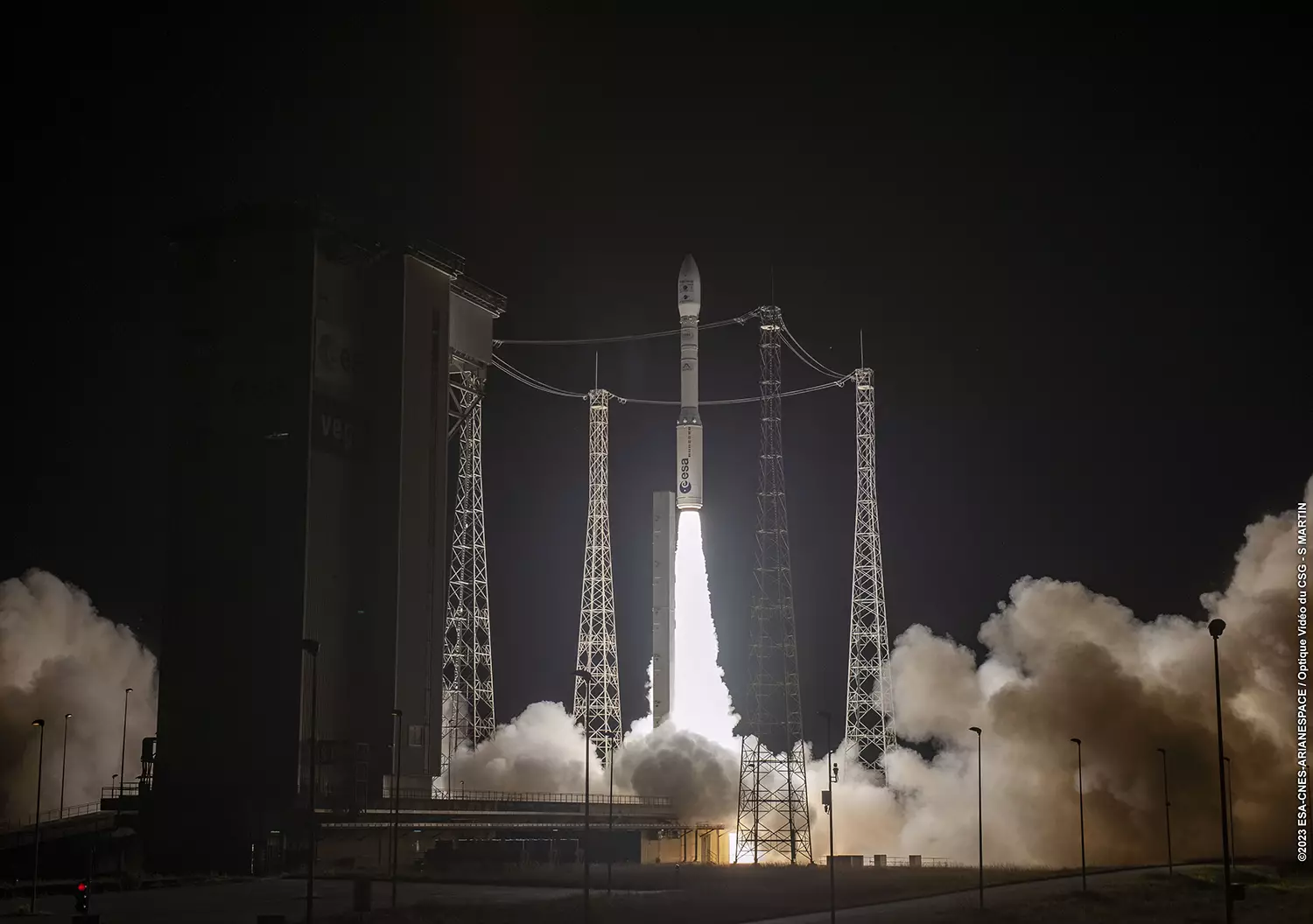 Arianespace lance avec succès la mission Vega, , dernière fusée européenne lancée en 2023