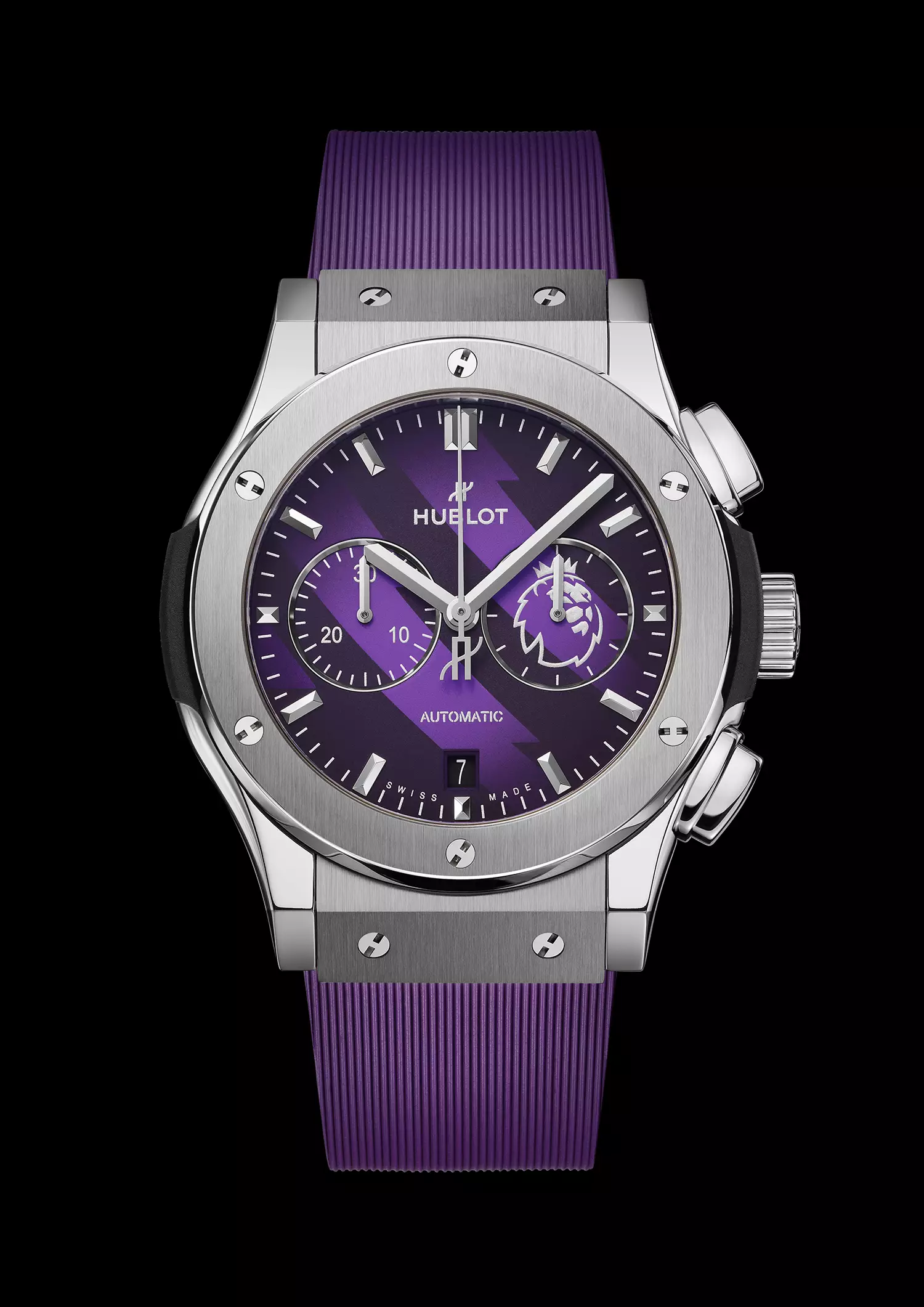 La Classic Fusion Chronographe Premier League de Hublot brille sous les projecteurs du football