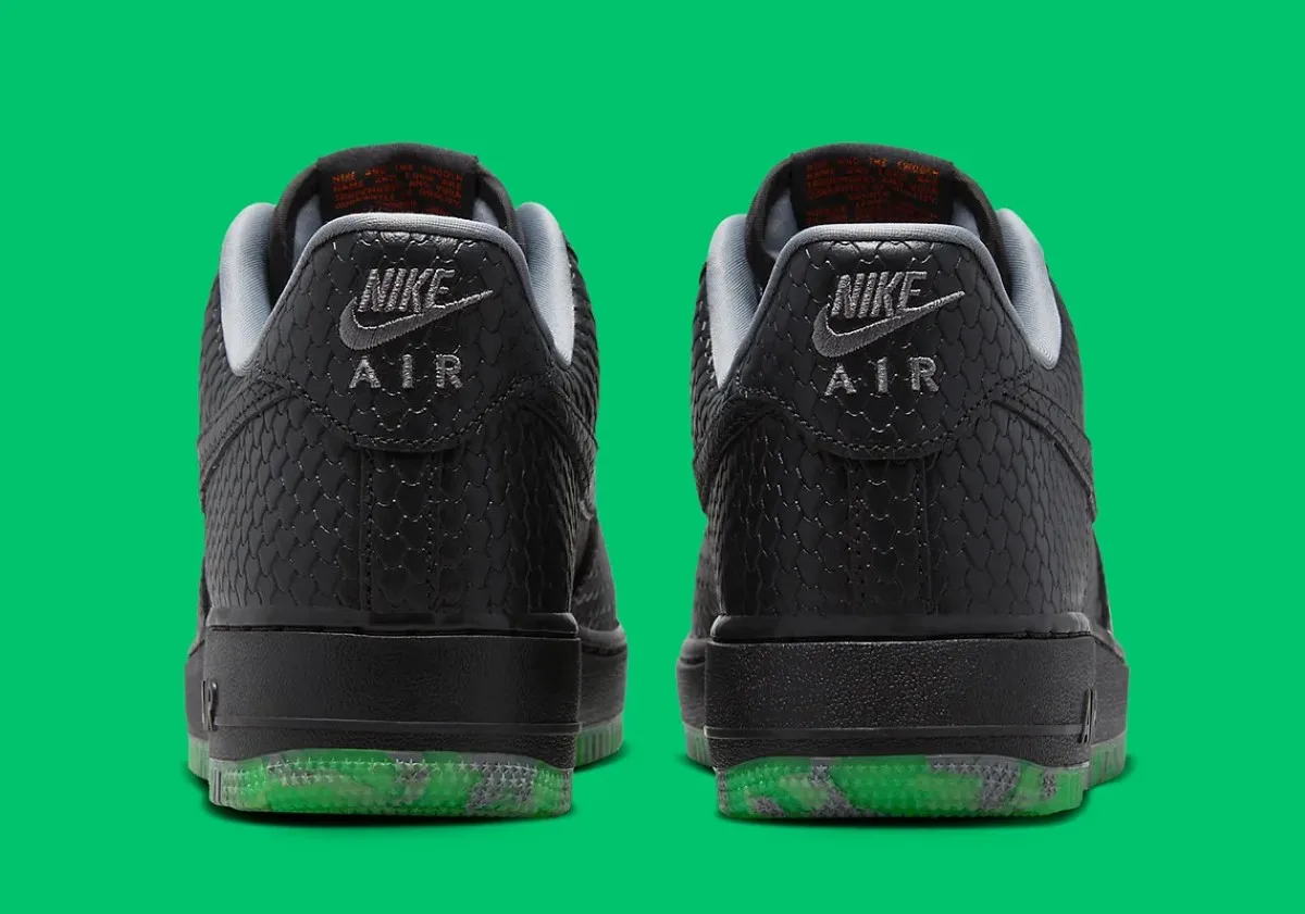 Nike Air Force 1 Low Halloween 2023 4 Le charme de minuit de la Nike Air Force 1 Low "Halloween" 2023 dévoilé