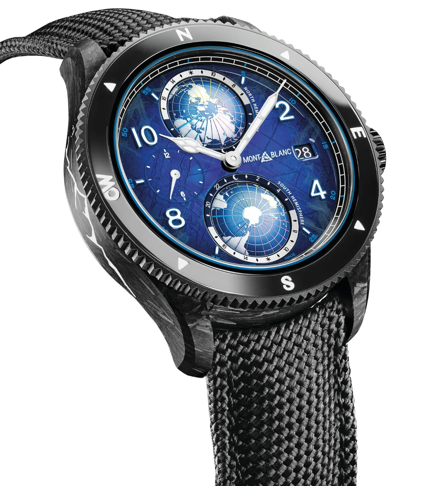 Only Watch 2023 Montblanc 1858 Geosphere 0 Oxygen CARBO₂ 0 Montblanc dévoile l'unique 1858 Géosphère 0 Oxygen CARBO₂ pour Only Watch 2023, un garde-temps qui donne un nouveau souffle à l'horlogerie