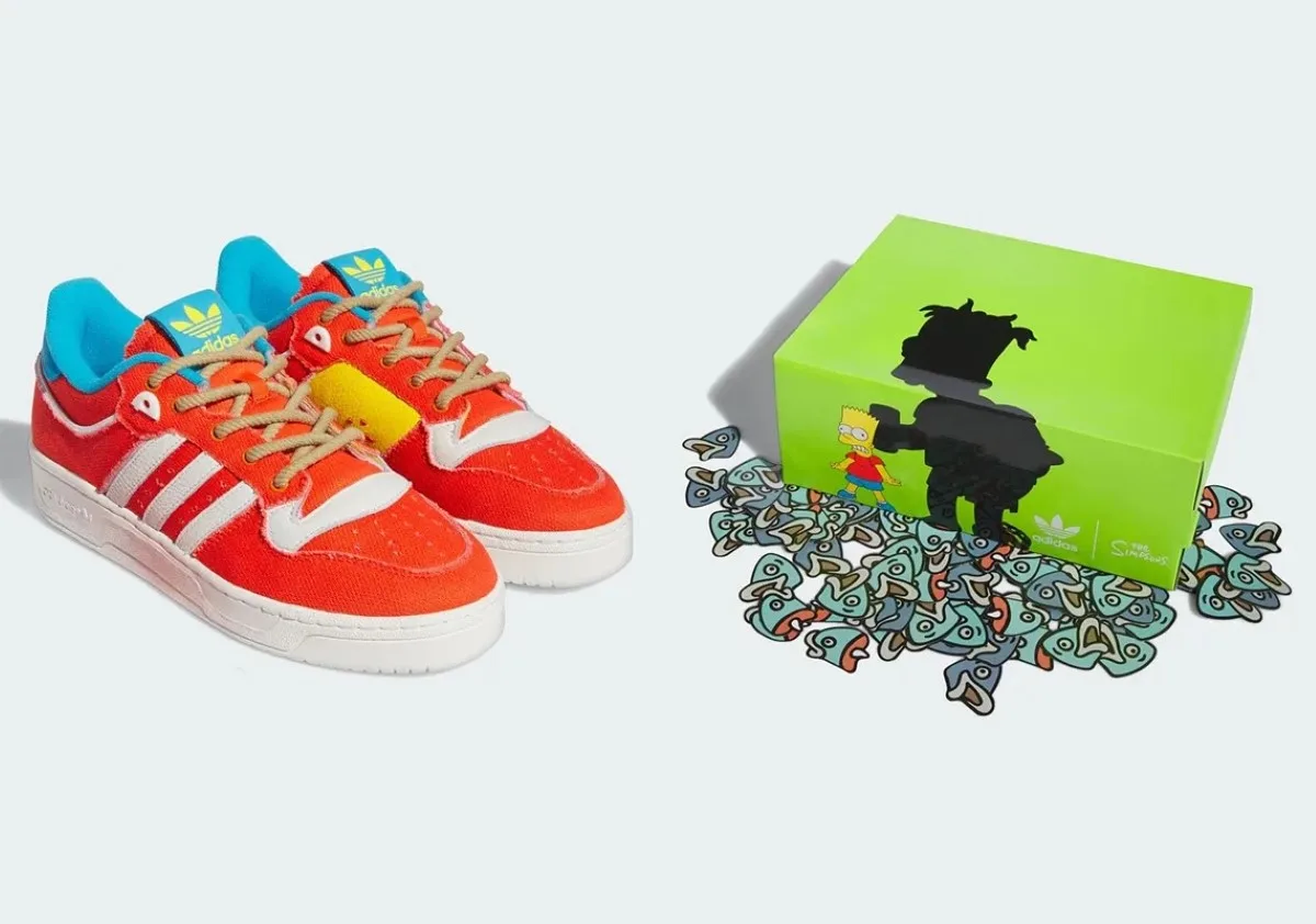 "Les Simpsons" x adidas Rivalry 86 Low dévoilent l'édition "Treehouse of Horror"