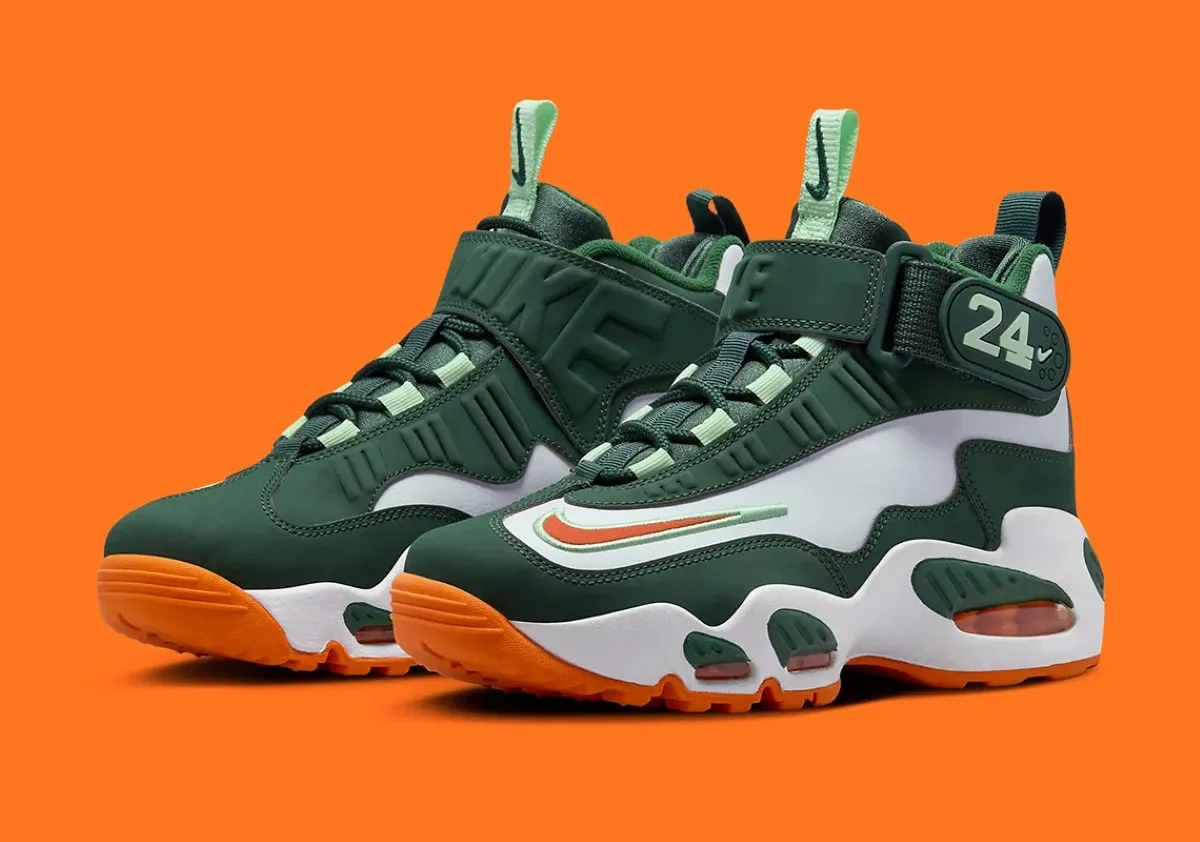 La Nike Air Griffey Max 1 se revêtit de couleurs de Hurricanes de Miami