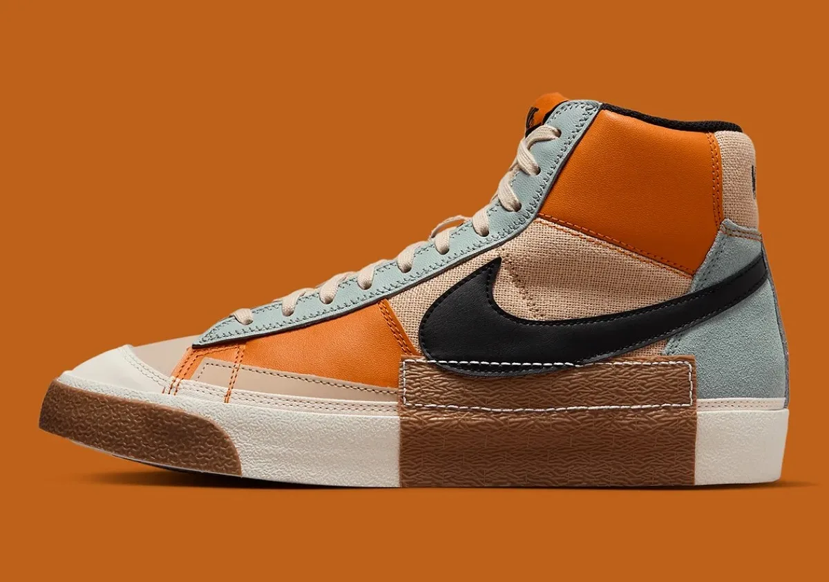 Nike Blazer Mid Pro Club : Une approche moderne de l'automne avec de nouveaux motifs en patchwork