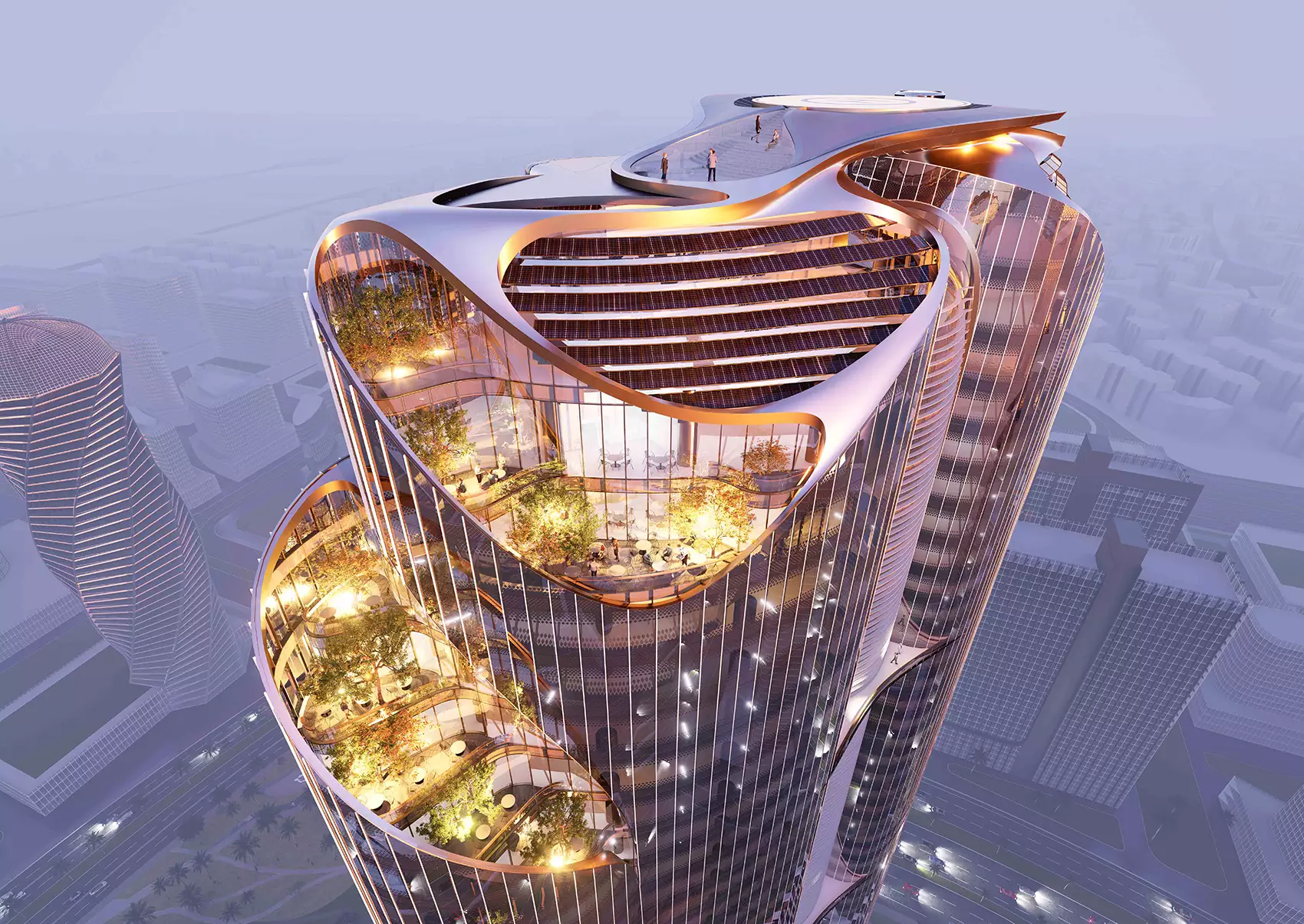Designworks réimagine l'avenir de l'architecture durable avec la tour Forbes International Tower au Caire