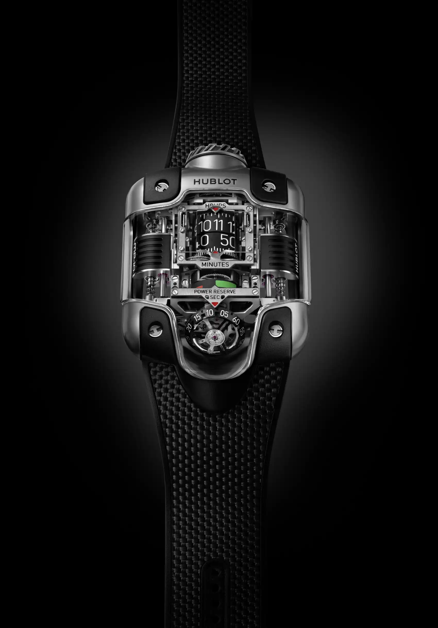 Hublot MP-10 Tourbillon Weight Energy System Titanium, une bête d'audace qui réécrit le temps