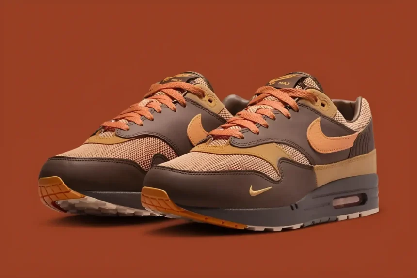 Air max cuir best sale marron