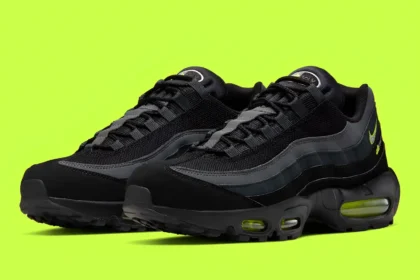 La Nike Air Max 95 "Retro Logo" "Black/Volt" revient pour les fêtes de fin d'année 2024