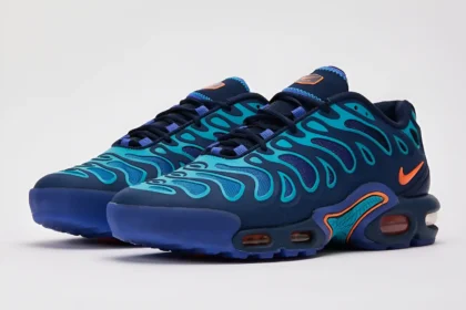 Nike Air Max Plus Drift, un retour aux années 90 avec le coloris “Midnight Navy/Dusty Cactus”
