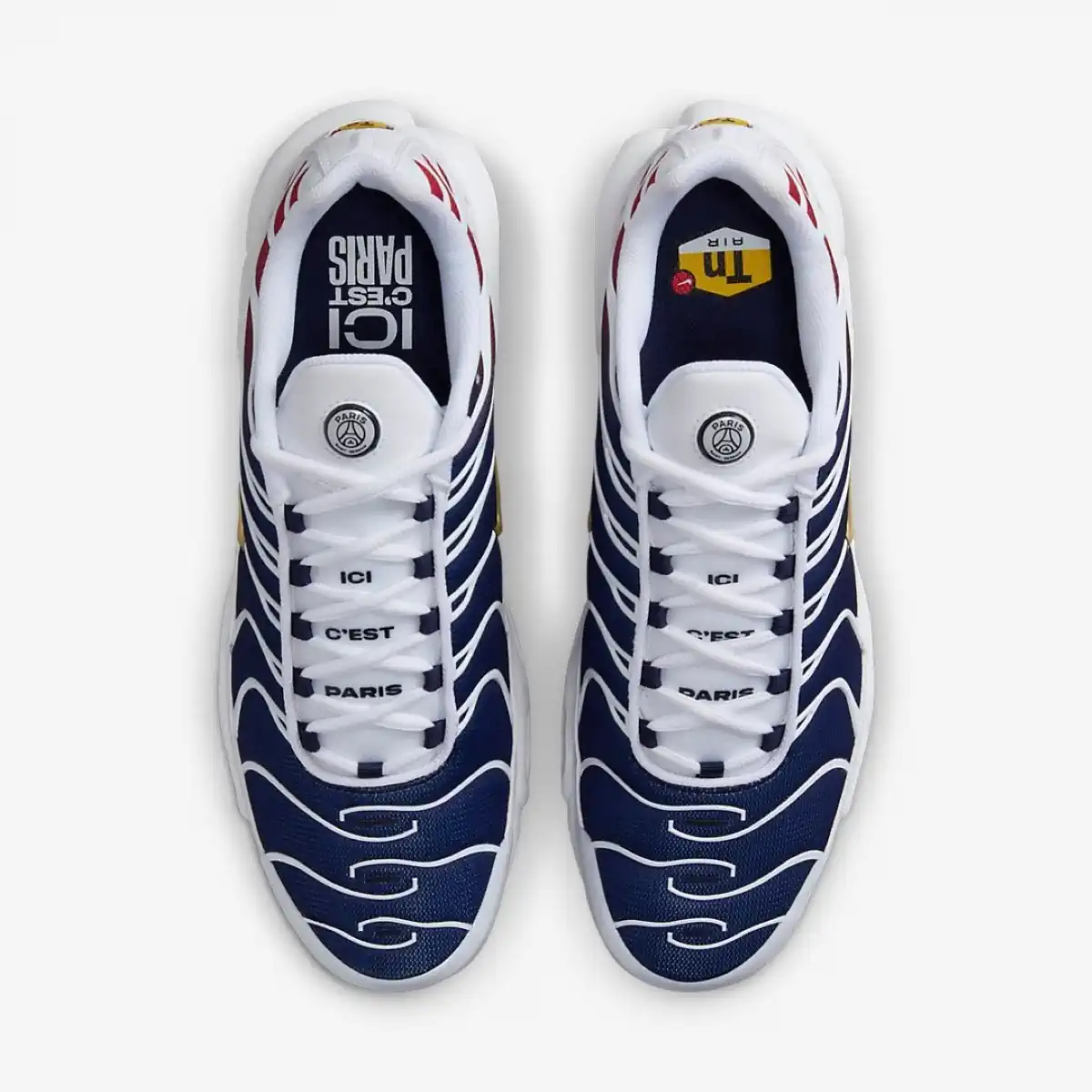 Nike Air Max Plus PSG 4 La prochaine Nike Air Max Plus “PSG”, le flair parisien rencontre le design classique