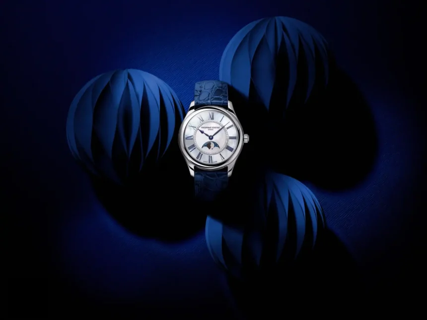 La Classic Elegance Luna De Frederique Constant Réimagine La Phase De Lune ESSENTIAL HOMME