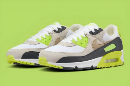 La Nike Air Max 90 “Cyber Yellow & Light Orewood Brown” réchauffe la saison