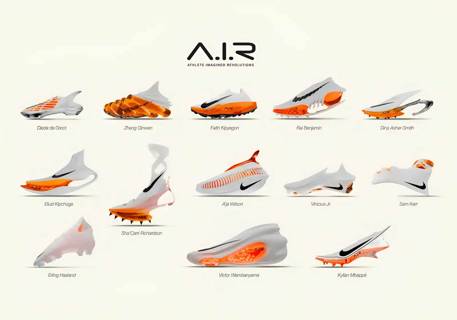 Prototype Nike Air par AI