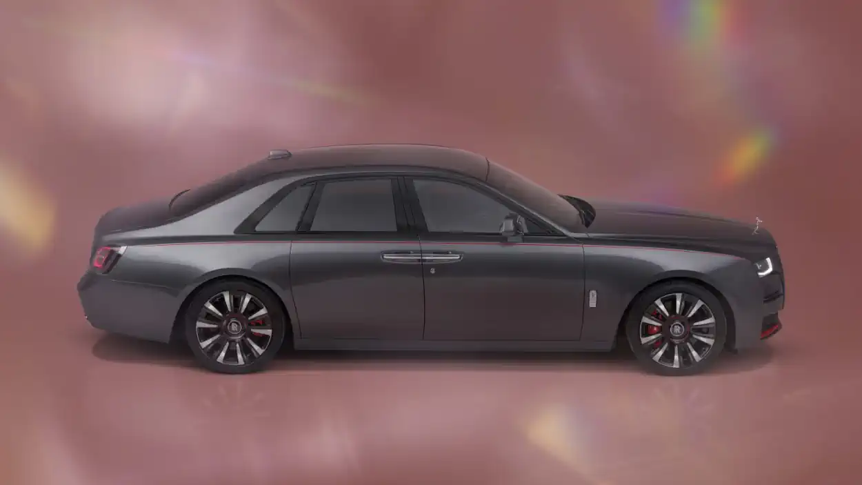Rolls-Royce Ghost Prism, a compact version of a masterpiece that combines understated luxury with bold accents.