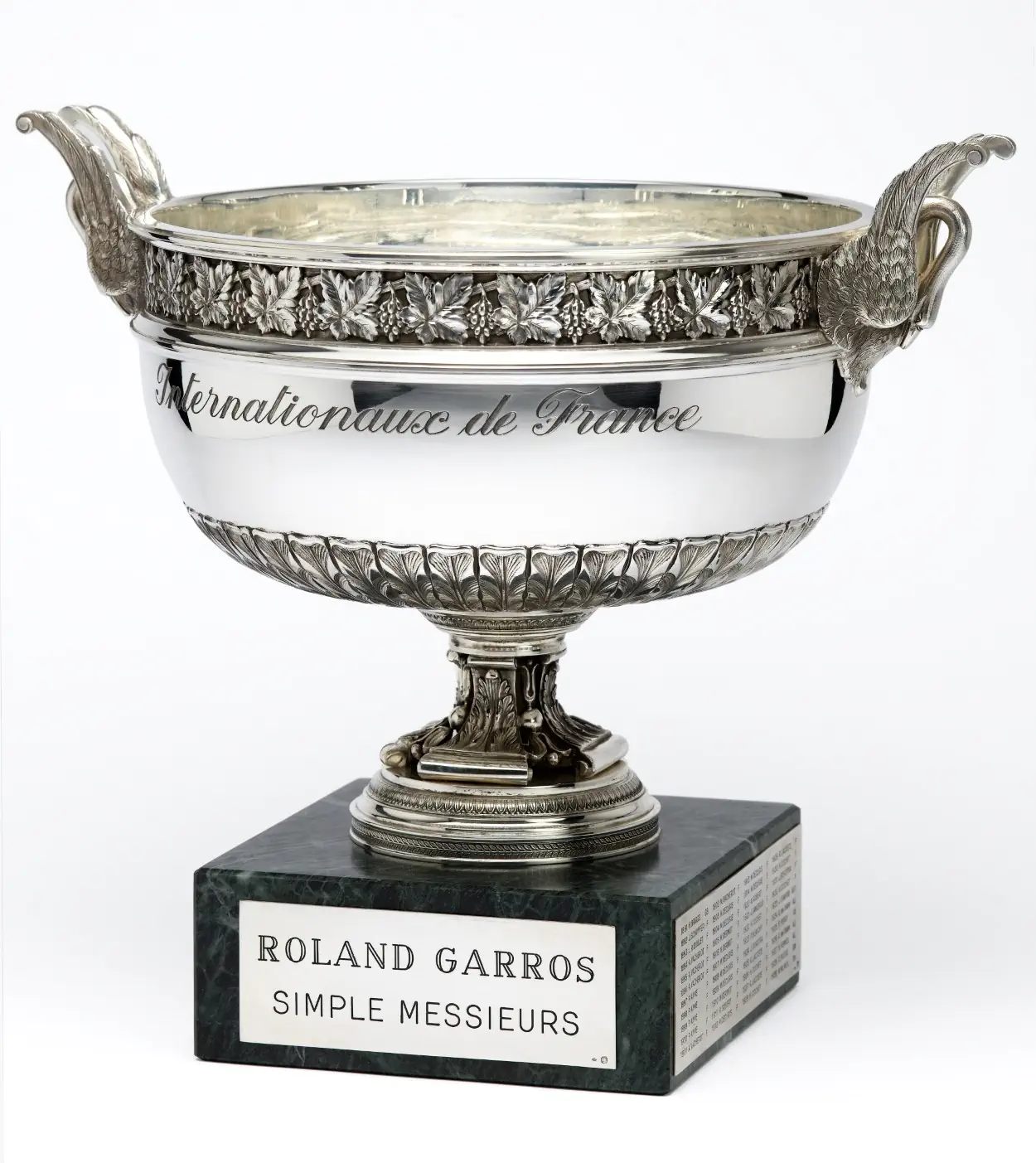 Le savoir-faire de Mellerio révélé dans les légendaires trophées de Roland-Garros
