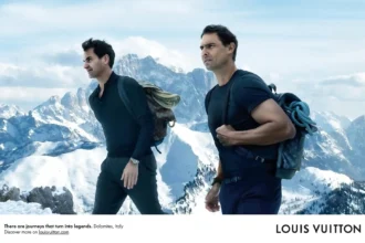 Roger Federer et Rafael Nadal s'élèvent vers de nouveaux sommets dans la campagne Louis Vuitton