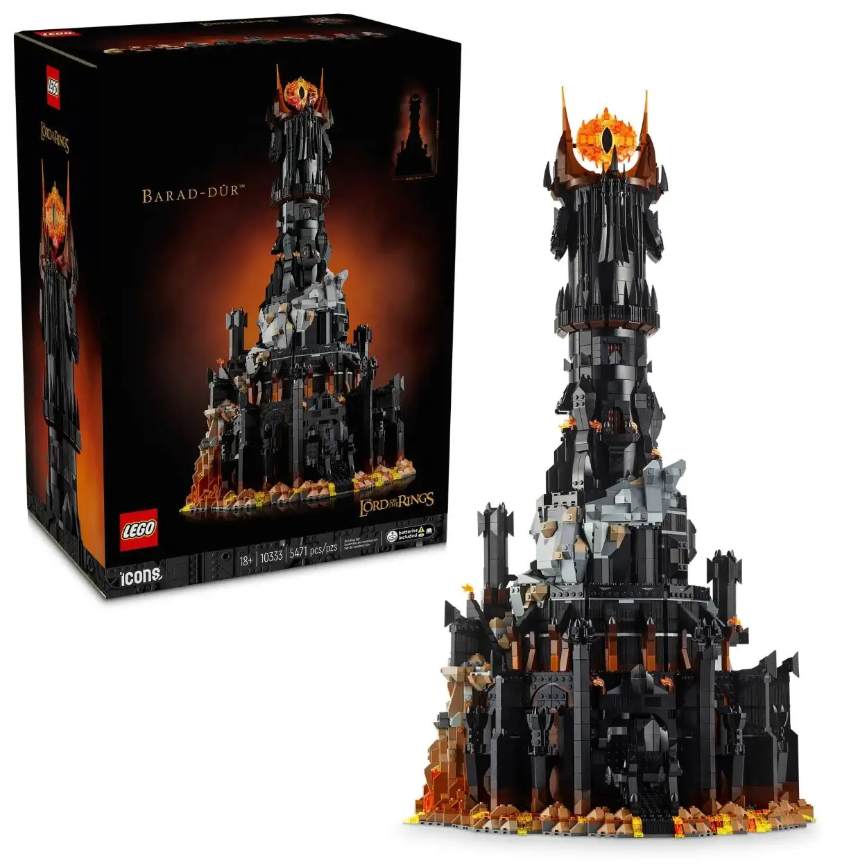 L'énorme set LEGO Barad-dûr pour les fans du “Seigneur des Anneaux” : construisez votre propre tour sombre
