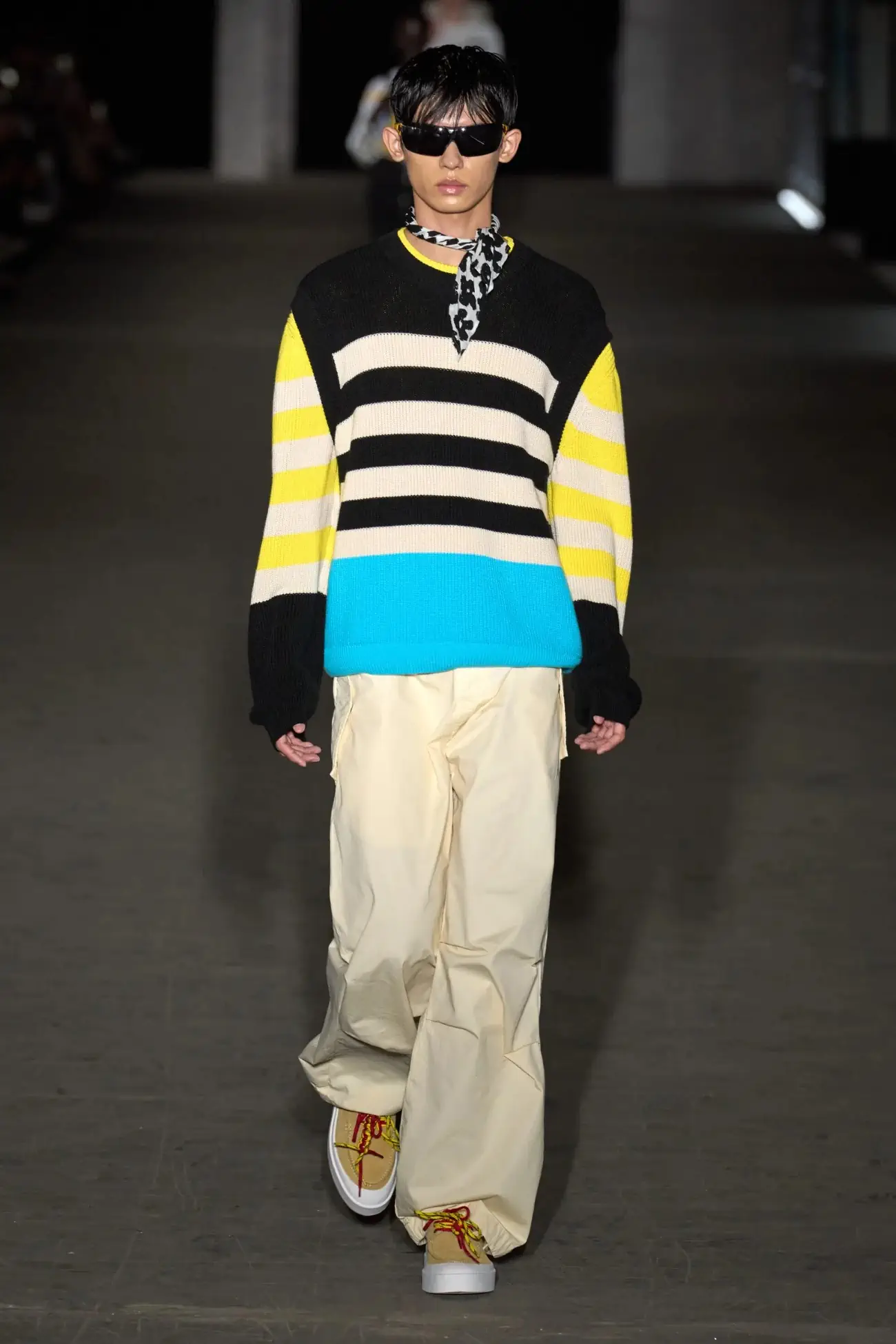MSGM Spring 2025, Un coup de soleil qui donne de l'énergie à la Semaine de la mode masculine de Milan