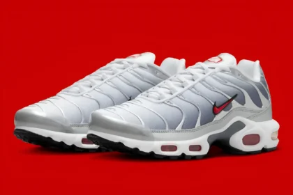 La Nike Air Max Plus réinterprétée en argent brillant en 2024