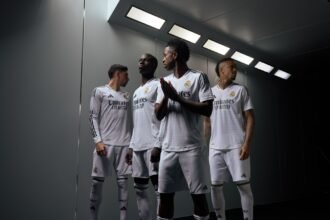 Le Real Madrid dévoile une tenue blanche minimaliste pour la saison 2024-25