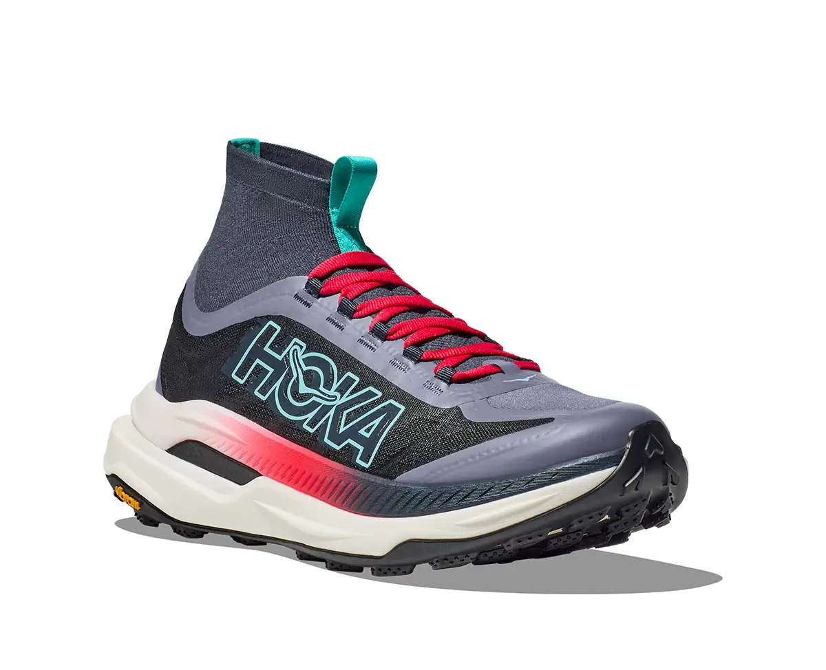 HOKA Tecton X 3 conçue pour une vitesse explosive sur les sentiers difficiles
