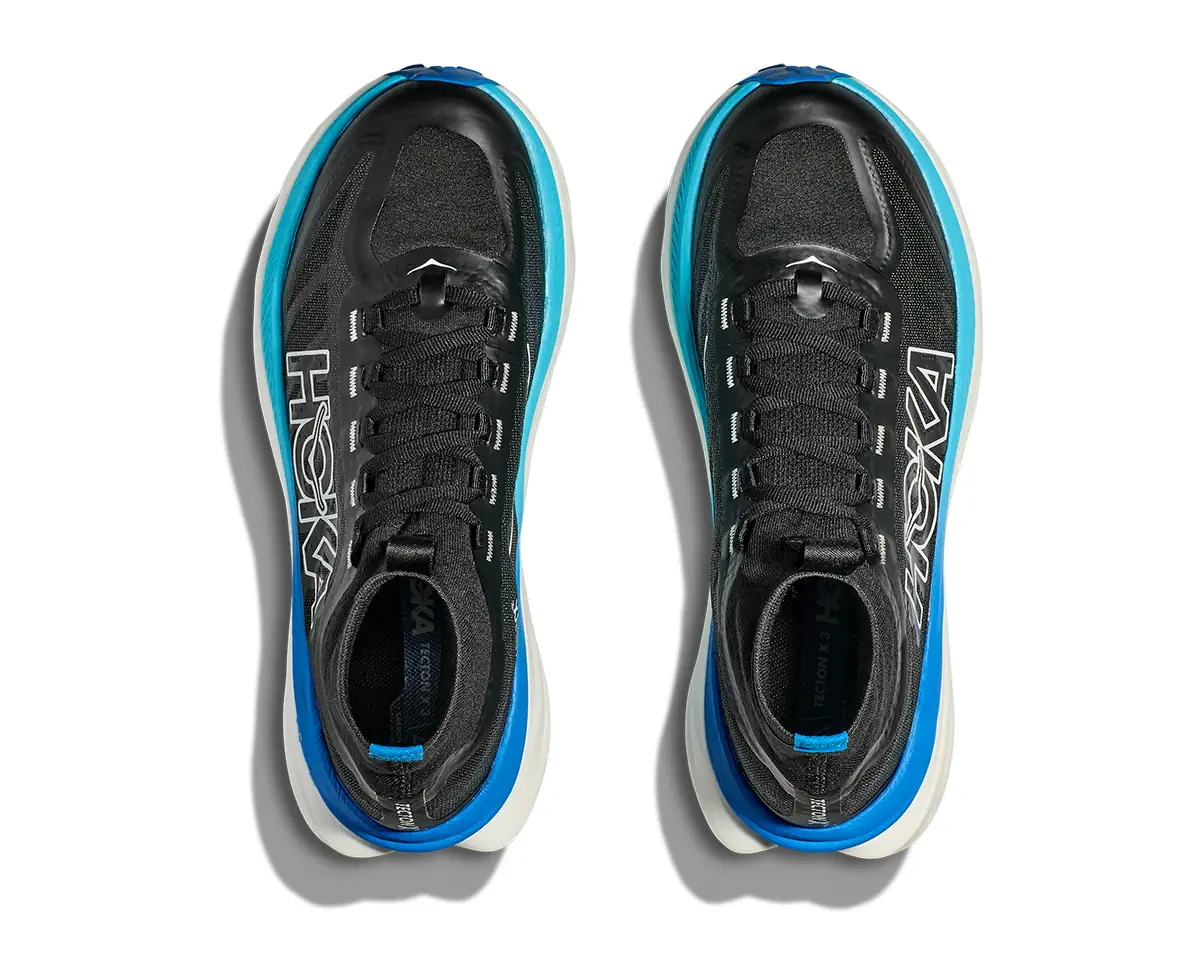 HOKA Tecton X 3 conçue pour une vitesse explosive sur les sentiers difficiles