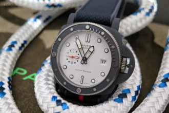 Panerai Submersible QuarantaQuattro Luna Rossa Ti-Ceramitech : Une synergie de vitesse et de précision