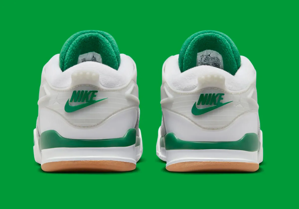 Cette nouvelle Air Jordan 4 RM reprend le design populaire de la Nike SB « Pine Green »