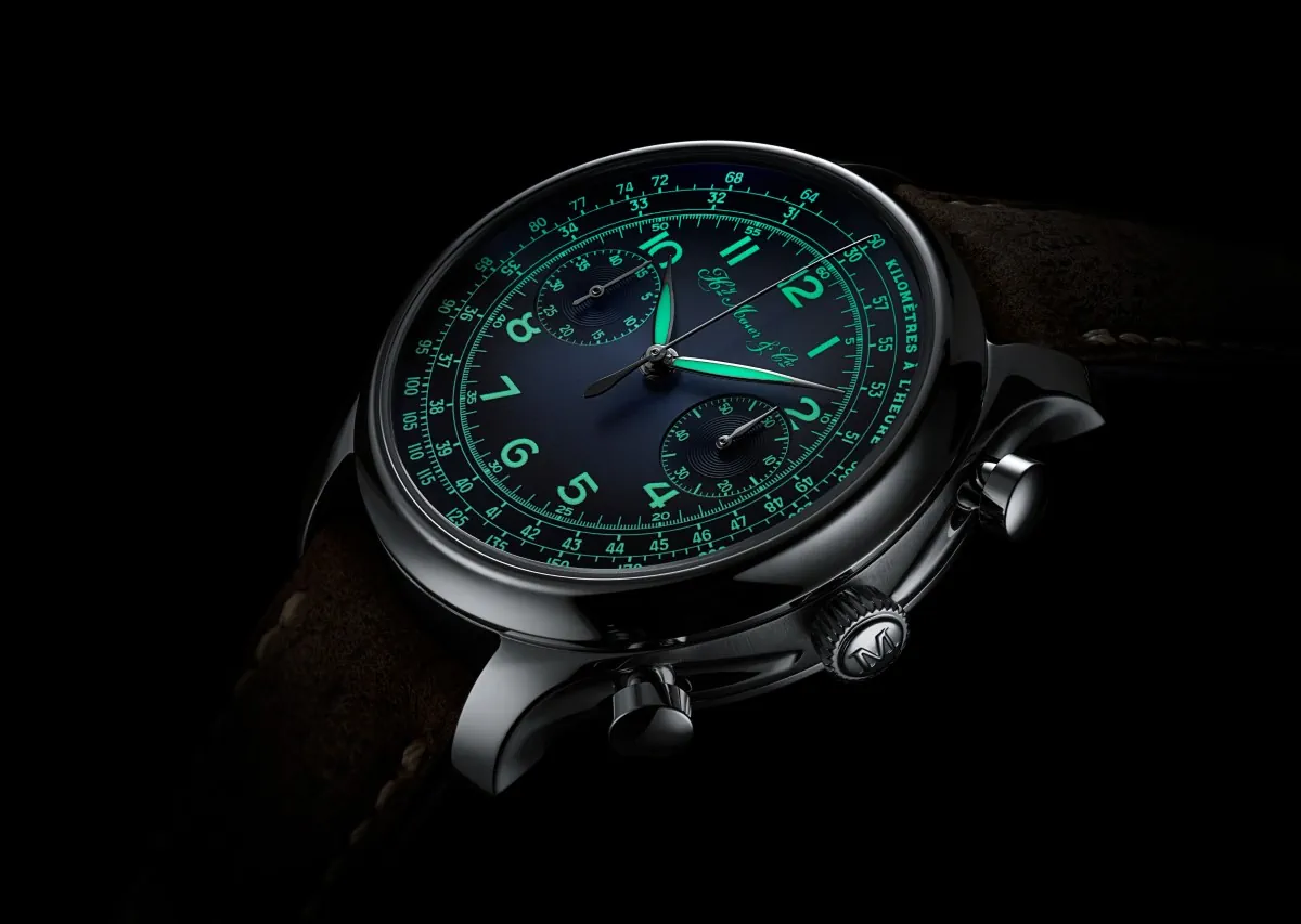 H. Moser Cie Endeavour Chronograph x Massena LAB 5 H. Moser & Cie dévoile un Endeavour Chronograph en édition limitée avec Massena LAB