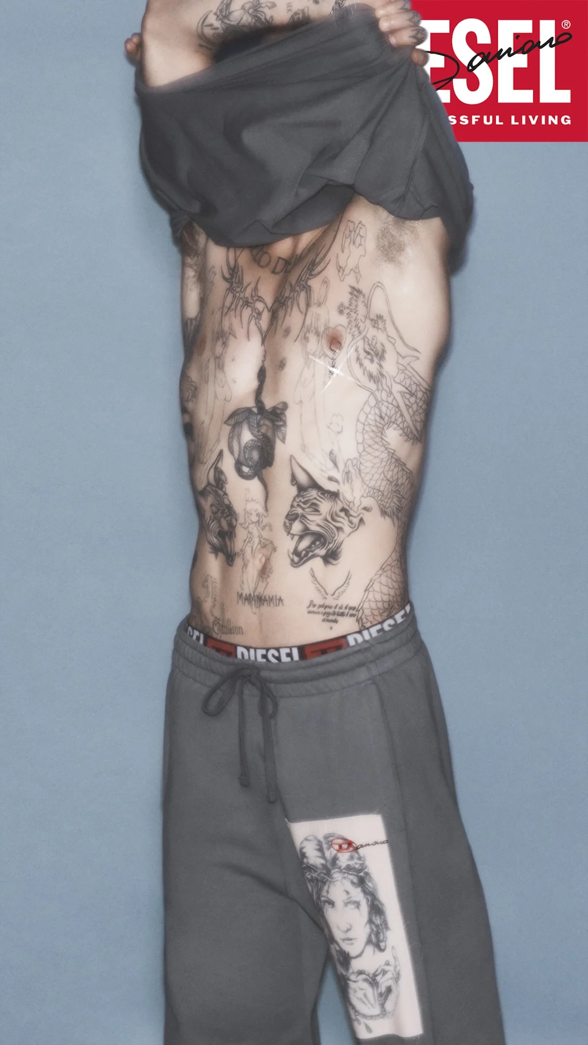 Damiano David co-signe la nouvelle collection capsule de Diesel