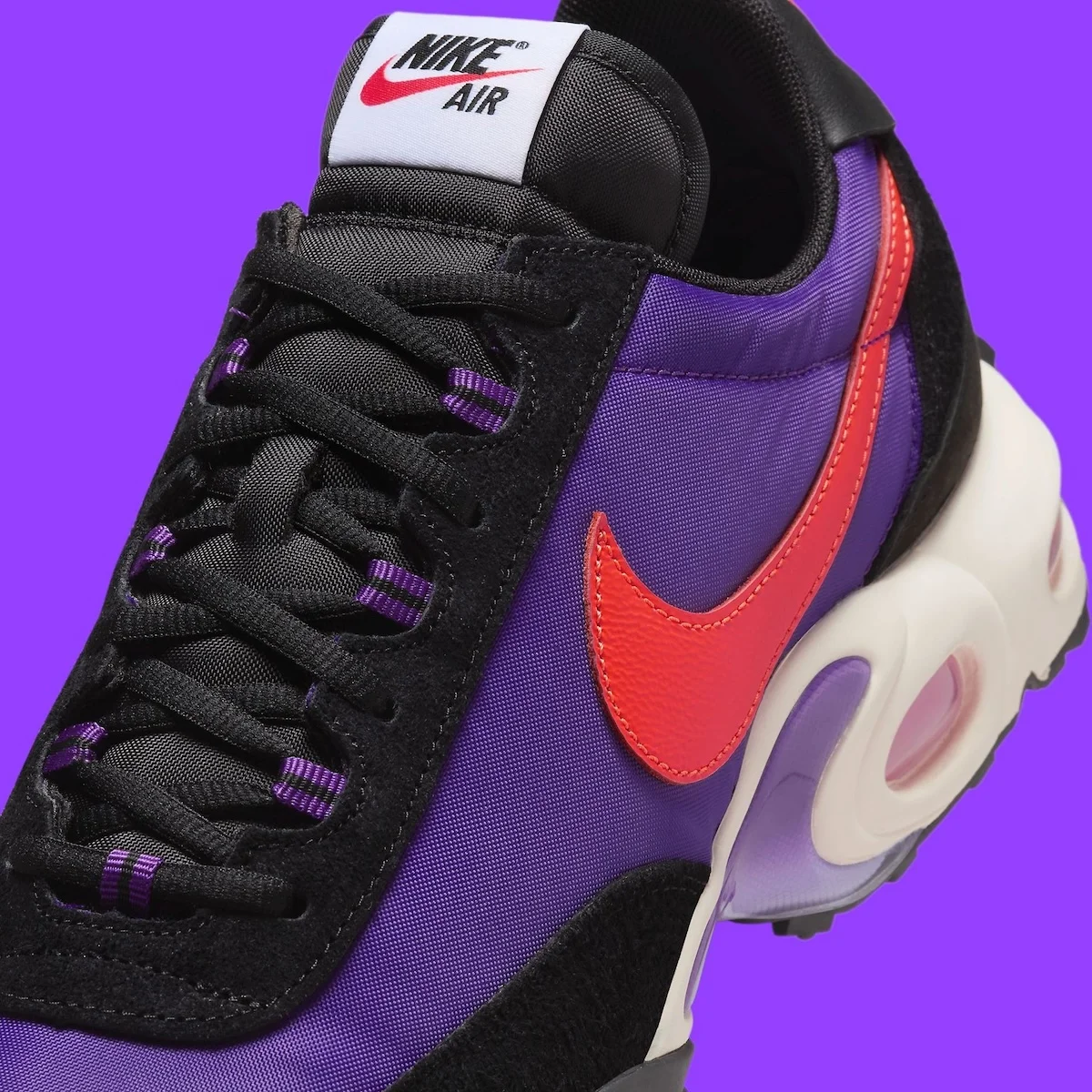 Nike Air Max Waffle SP Voltage Purple 5 La Nike Air Max Waffle Racer SP « Voltage Purple » débarque dans un style vibrant