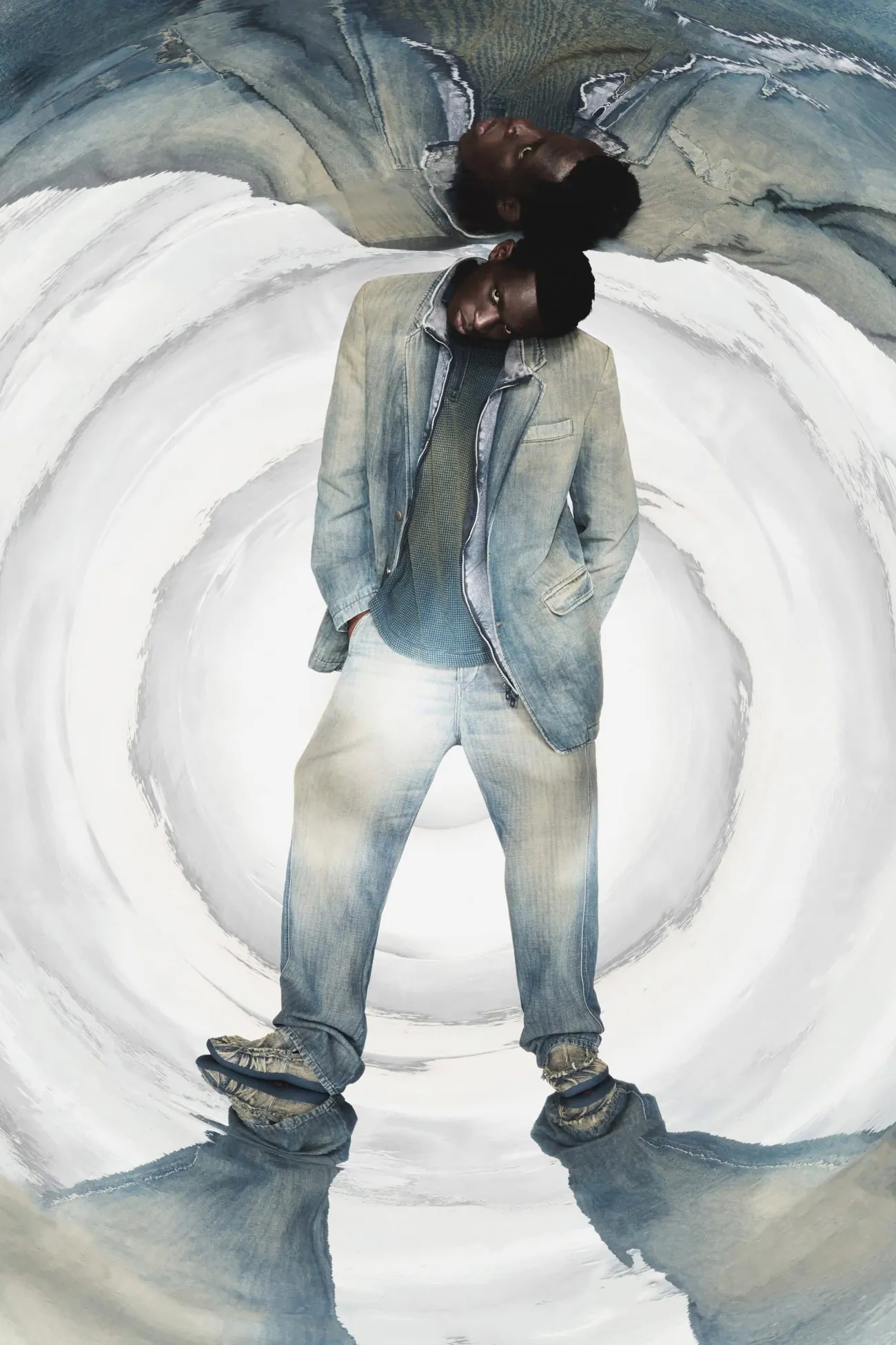 Diesel Pré-Automne 2025 réinvente le denim pour l'homme