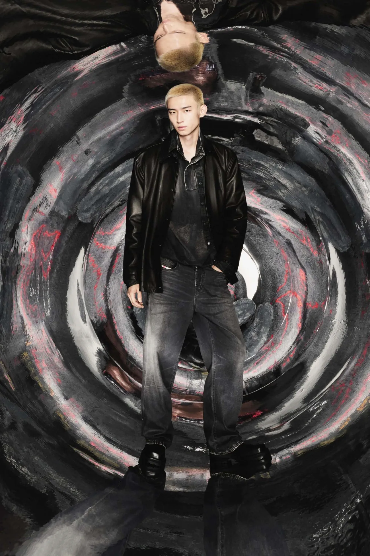 Diesel Pré-Automne 2025 réinvente le denim pour l'homme