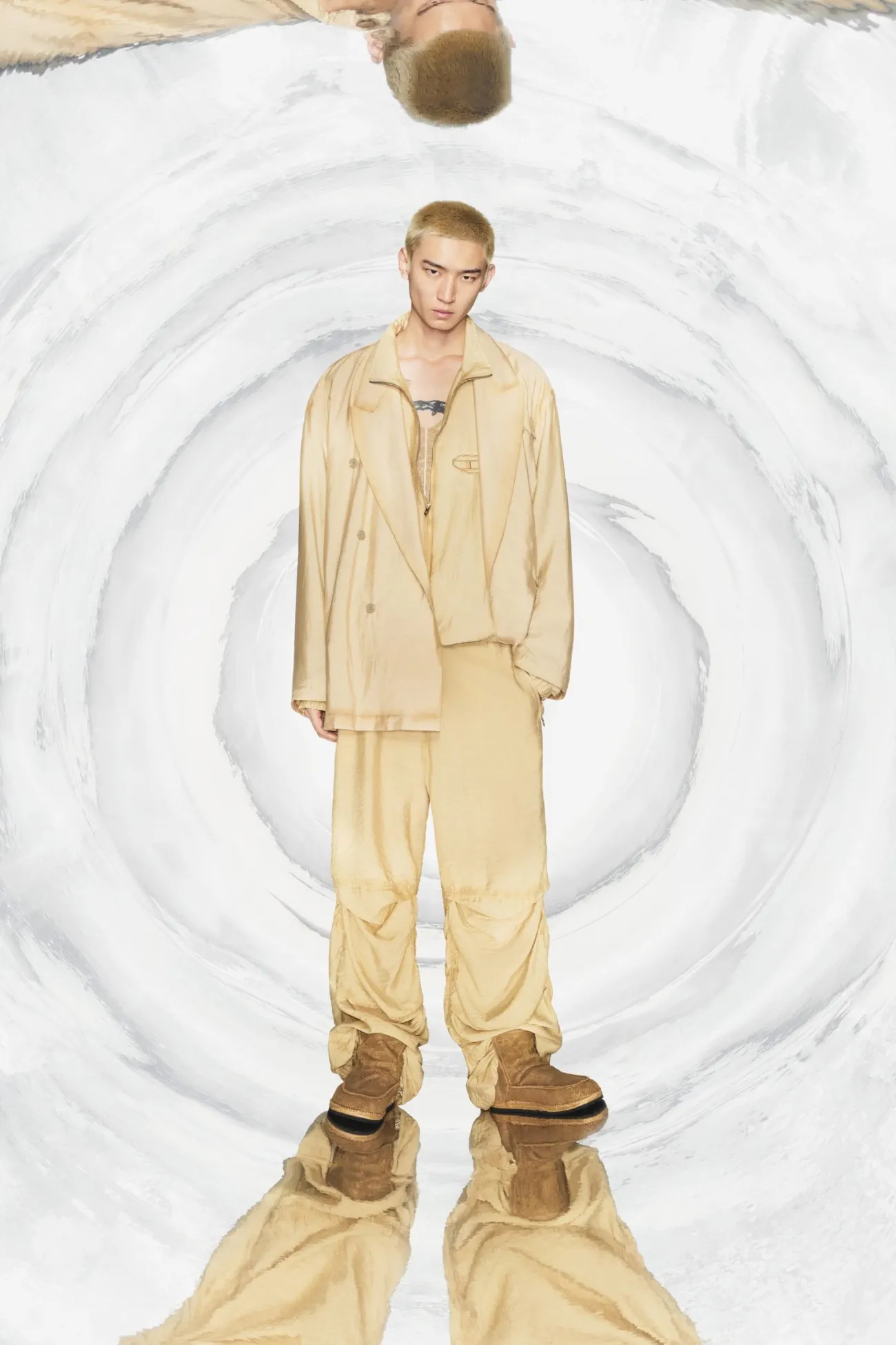 Diesel Pré-Automne 2025 réinvente le denim pour l'homme