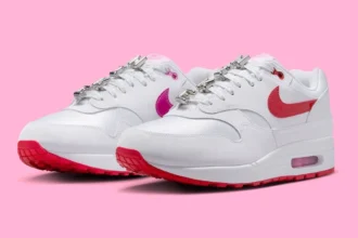 La Nike Air Max 1 « Valentine's Day » Blanche célèbre le romantisme avec un design inspiré des ballons