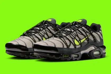 La Nike Air Max Plus Utility « Black/Grey/Volt » arrivera en 2025