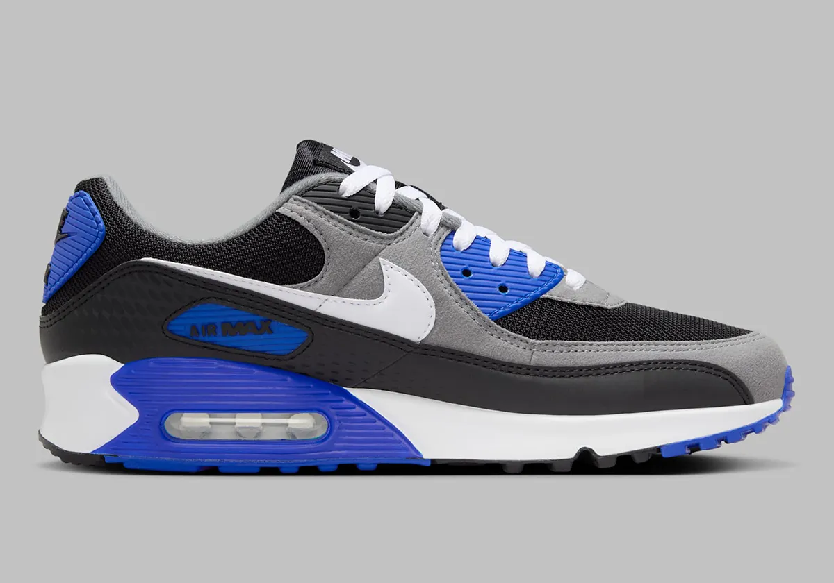 La Nike Air Max 90 « Lyon Blue » associe un style classique à une touche de modernité
