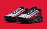 La Nike Air Max Plus « White-to-Red » associe des teintes flamboyantes à un design emblématique