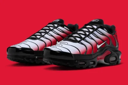 La Nike Air Max Plus « White-to-Red » associe des teintes flamboyantes à un design emblématique