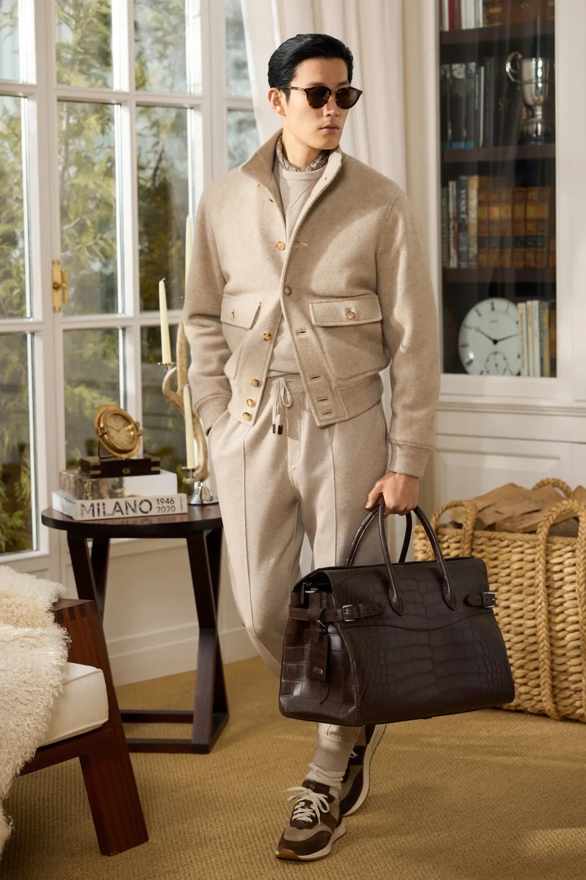 La collection Automne 2025 de Ralph Lauren Purple Label apporte l'élégance rustique sur les pistes et au-delà