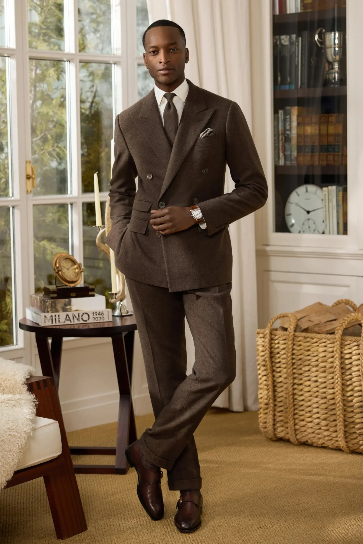 La collection Automne 2025 de Ralph Lauren Purple Label apporte l'élégance rustique sur les pistes et au-delà